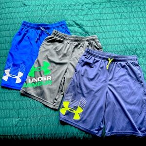 Boys Under Armour shorts- lot of 3